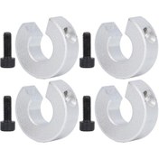 Resim Ximistore9 4 Adet Alüminyum Lineer Ray Durağan Halka - 16mm İç Çap, Eksen Sabitleme, Cnc Makinaları İçin, Dayanıklı Ve Konum Doğruluğu Sağlar 