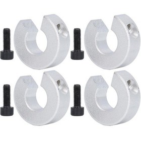 Resim Ximistore9 4 Adet Alüminyum Lineer Ray Durağan Halka - 16mm İç Çap, Eksen Sabitleme, Cnc Makinaları İçin, Dayanıklı Ve Konum Doğruluğu Sağlar 