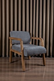 Resim aber teka naturalis decorat et lux Bohem Doğal Ahşap, Açık Ceviz Renk, Mikro Fiber Buklet Kumaş Berjer 