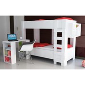 Resim MDFHOME Asos Ranza + Kitaplık + Masa 202004-01 90x190 Yatak Uyumlu 