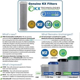 Resim Ltf Water Kx Matrıkx 10 Inç Cto® Blok Karbon Filtre (405534630) 