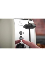 Resim Russell Hobbs Ekmek Kızartma Makinesi [2 Dilim Için] Colours Plus Inox Krem (Ekstra Geniş Yuvalar, 6 