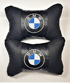 Resim Bmw Oto Boyun Yastık Minder - 2 Adet Yastık 