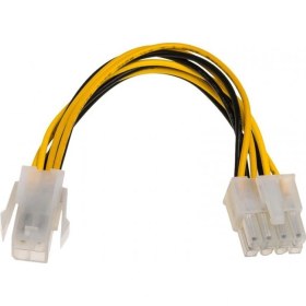 Resim Atx 12v 4 Pin Cpu Güç Kablosu To 8 Pin Power Kablo 30 Cm - Kp-101 