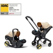 Resim Doona i Bebek Arabasına Dönüşen Tekerlekli Gr 0 i-Size Ana Kucağı Oto Koltuğu - Sahara Sand 