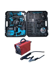 Resim Prohummer PH289 Profesyonel Akülü Kömürsüz 4'lü Set - Kaynak Makinesi + Somun Sökme + Vidalama Matkap + Kırıcı Delici Hilti + Avuç Taşlama + MMA777 Kaynak Makinesi 