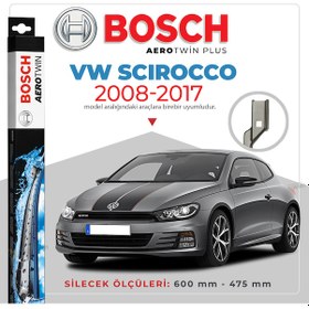 Resim Vw Scirocco Muz Silecek Takımı 2008-2017 Bosch Aerotwin 