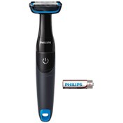 Resim Philips Shaverbody Pilli Unisex Islak Kuru Vücut Tıraş Makinesi, Siyah 