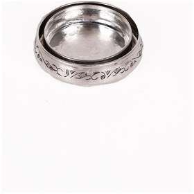 Resim Dmt Gaziantep Bakırdan El İşlemeli Çerez Ve Kahvaltı Tabağı 2'li Seti Gümüş 