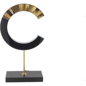 Resim Siyah Gold Harf Obje 29x11x51 Cm 