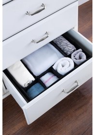 Resim 7 Bölmeli Çekmece İçi Düzenleyici Organizer Siyah 