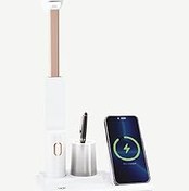 Resim Linktech W799 Premium 3’Ü 1 Arada Masaüstü Wireless Telefon Tutacağı & Şarj Aleti 