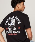 Resim Tommy Hilfiger Slogan Back Graphic T-Shirt 