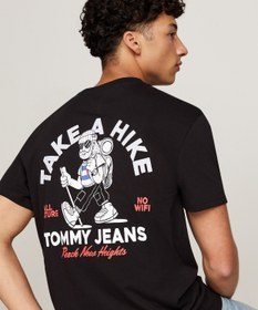 Resim Tommy Hilfiger Slogan Back Graphic T-Shirt 