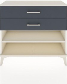 Resim Arges Şifonyer Tek Raflı 2 Çekmeceli 88x30x80 Aytaşı-antrasit Aytaşı 