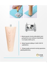 Resim Tsmpapel Koltuk Ayağı-Sehpa Ayağı-Baza Ayağı-Mobilya Ayağı-Ahşap Ayak- (488243088) 