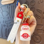 Resim Silver1 Zarif Anti-Kayıp Araba Anahtarlık Okul Çantası Çekicilik Bebek Yaratıcı Erkek ve Kadın Çift Yıldız Ayı Anahtarlık (Yurt Dışından) 