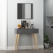 Resim Dekorosso Arden Ahşap Ayaklı Aynalı Modern Dekoratif Dresuar 