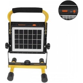 Resim Solar Enerjili Led Kamp Feneri 4 Modlu Ayarlanabilir Açılı Güçlü Aydınlatma Beyaz 