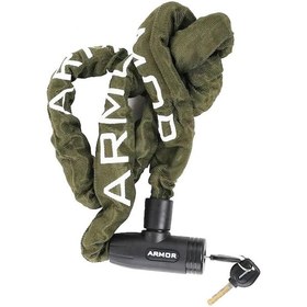 Resim Armor 755 Mv Çelik Zincir Motosiklet Zincir Kilit 1.5mt X 8mm 