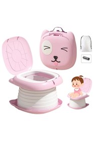 Resim Hype Store MooieBaby's y Katlanabilir Çocuk Tuleti Çok Fonksiyonlu Taşınabilir Alıştırma Lazımlığı Pembe 