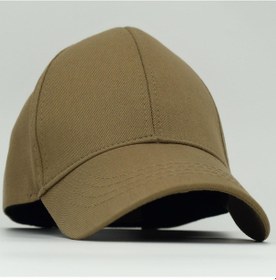 Resim Unisex Ayarlanabilir Koyu Bej Spor Basic Şapka Bej 