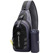 Resim Outdoor Spor Crossbody Seyahat Sırt Çantası Siyah 