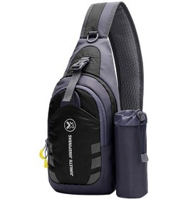 Resim Outdoor Spor Crossbody Seyahat Sırt Çantası Siyah 