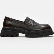 Resim Minka Acı Kahve Hakiki Deri Kadın Loafer Acı Kahve 