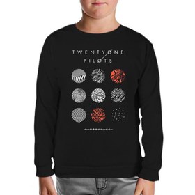 Resim Twenty One Pilots - Blurryface Siyah Çocuk Sweatshirt 