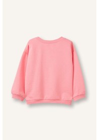 Resim Defacto Oversize Baskılı Sweatshirt Kız Bebek G7501a526sppn657 Pembe-pn657 