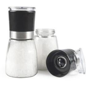 Resim Çankırı Tuz Lamba 1 Adet Kısa Geniş Baharat Öğütücü Lüks Değirmen-1 kg Çankırı Granül Tuz 