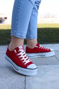 Resim Fast Step Yüksek Topuk Converse Bağcıklı Spor Ayakkabı Bayan Sneaker Ayakkabı 620za1907 