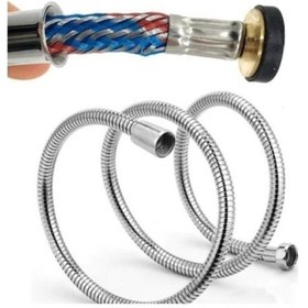 Resim KALİTE - Paslanmaz Kırılmaz Çelik Örgülü Duş Hortumu 