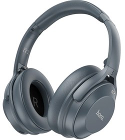 Resim hoco. W37 Aux Destekli Gürültü Engelleyicili Bluetooth Kablosuz Kulaklık - Mavi 