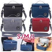 Resim Novahub Gri Büyük Yalıtımlı Öğle Yemeği Çantası Yetişkin Çocuk Erkek Termal Serin Sıcak Gıda Saklama Kutusu S Gri Gri 