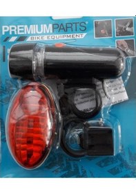 Resim Çok Fonksiyonlu Bisiklet Ikaz Aydınlatması Ön ve Arka 