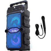 Resim Polygold GTS-1571 Rgb Işıklı Mikrofonlu Outdoor Parti Hoparlörü Bluetooth Hoparlör 3x2'' Kablosuz Speaker 