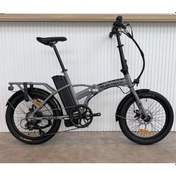 Resim Kron Elektrone Pasific 20" Jant E-bike 7 Vites Elektrikli Katlanır Bisiklet Nardo Gri Siyah-neon Sarı 
