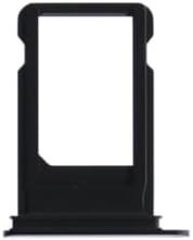 Resim iPhone 7 Plus Uyumlu Sim Tepsisi Sim Kart Yuvası Jet Siyah 
