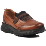 Resim Ayakmod 017-c Taba Hakiki Deri Kadın Günlük Ayakkabı Taba 