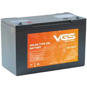 Resim VGSBATTERY VGS BATTERY 12V 125Ah SOLAR JEL AKÜ 