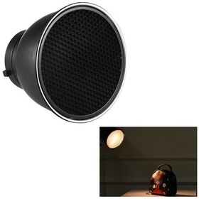 Resim Yaleker Bowens Standart Reflektör 7" 60 Derece Petek Ağ İle Yumuşak Ve Odaklı Işık 