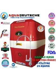 Resim Aqua Deutsche Montaj Dahil 12 Lt 7 Flt 14 Aşama Su Arıtma Cihazı 