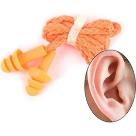 Resim Essafe 10 Adet Hem Gürültüye Hem Suya Karşı Tam Koruma Sağlayan Kulak Tıkacı GE1425 24DB En 352-2 & Ce Belgeli Yüzme Için Kulak Tıkacı Gürültü Önleyici 