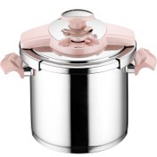 Resim Aryıldız Milano Rose Gold Düdüklü Tencere 7 Litre 
