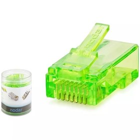 Resim Nodar Nd2401 Cat6 Konnektör Ezrj45 100lü Plastik Kutu Yeşil 