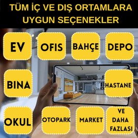 Resim ARN 6 KAMERALI 5MP IŞIKLI GECE RENKLİ SESLİ 320 GB HDD DAHİL AHD GÜVENLİK SETİ- ST-55320M 