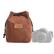 Resim Sccotton Astar Darbeye Dayanıklı Dijital Koruma Taşınabilir Slr Lens Çantası Mikro Tek Kamera Çantası Kare Kahverengi M 