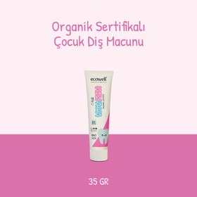 Resim Sertifikalı Organik Çocuk Diş Macunu - 35 gr 